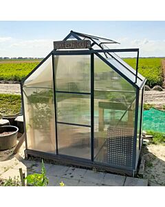 Gardenmeister Foreststar 100 tuinkas polycarbonaat 4 mm antraciet