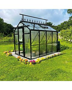 Gardenmeister Prestige 200 tuinkas veiligheidsglas 4 mm zwart