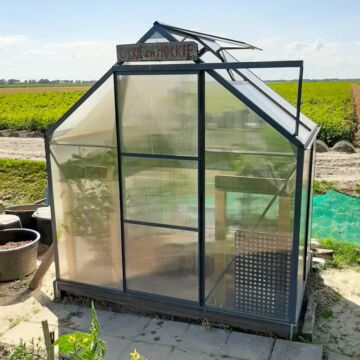 Gardenmeister Foreststar 100 tuinkas polycarbonaat 4 mm antraciet