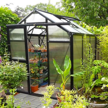 Gardenmeister Prestige 100 tuinkas polycarbonaat 8 mm zwart