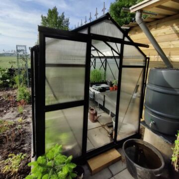 Gardenmeister Prestige 600 tuinkas polycarbonaat 8 mm zwart