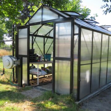 Gardenmeister Four Seasons 300 tuinkas polycarbonaat 8 mm zwart