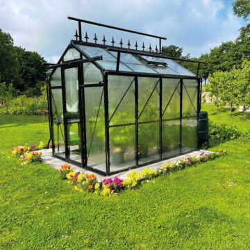 Gardenmeister Prestige 200 tuinkas veiligheidsglas 4 mm zwart