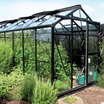 Gardenmeister Prestige 600 tuinkas veiligheidsglas 4 mm zwart